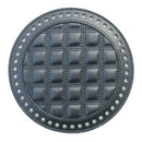Round Crochet Bag Bottom Shaper Pad Insert Base for Purse Making Black