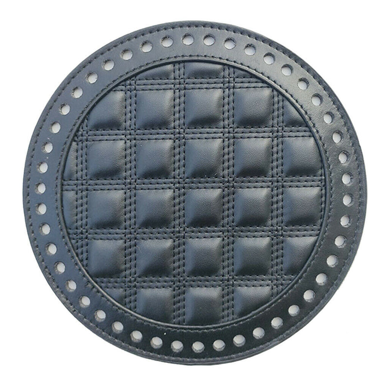 Round Crochet Bag Bottom Shaper Pad Insert Base for Purse Making Black