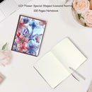 DIY Flower Special Shaped Diamond Painting 100 Pages Notebook Sketchbook