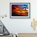 5D DIY Full Drill Diamond Painting Sunset Glow Embroidery Mosaic Craft Kit