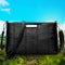 Fashion Korean Women Handbag PU Plaid Messenger Bag Shoulder Bags(Black)