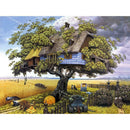 Square Drill 5D DIY Diamond Painting Tree House Embroidery Cross Stitch