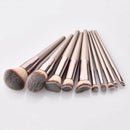 New Women'S Fashion Brushes Champagne Makeup Brushes For Foundation Powder