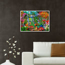 5D Peacoke Garden DIY Diamond Painting Full Round Rhinestone Cross Stitch