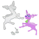Christmas Deer Cutting Dies Stencil DIY Scrapbooking Album Paper Card