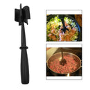 Premium Chopper 5 Curve Blades Ground Beef Masher Multifunctional Meat Masher