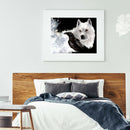 5D DIY Diamond Painting Wolf Black Bird Full Round Drill Canvas Drawing Kit