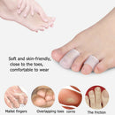 2pcs Fingers Toes Protective Sleeve Overlapping Anti-wear Sleeve Feet Care