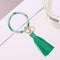 Silicone Bracelet Keychain Tassel Hanging Pendant Key Ring Gift (Style 12) A