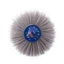6mm Shank 80mm Dia Abrasive Nylon Wheel Brush Woodwork Polish Bench Grinder