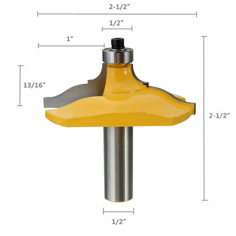 1/2'' Shank Ogee Double Edging Router Bit Woodworking  Cutting Tool