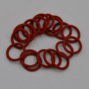 20Pcs Silica Gel Tube Damper Silicone O-Rings For 12AX7