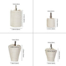 Drilling And Polishing Wheel 8 Pieces Of White Polishing Mop Wheel Cone / T