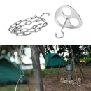 Camping Tripod Set Portable Stainless Steel Campfire Cooking Tripod Grill