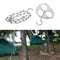 Camping Tripod Set Portable Stainless Steel Campfire Cooking Tripod Grill