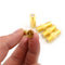 5 PCS Coaxial Coax RF Adapter Connectors TV PAL Male Plug to "F" Female LJ