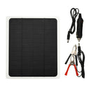 12 Volts 20 Watts Portable Power Solar Panel Battery Charger with Alligator