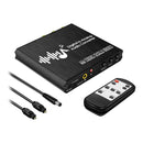 192KHz USB DAC Digital to Analog Audio Converter, with Remote, Bass Adjustment,