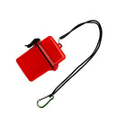 Waterproof Dry Box Container Hook for Scuba Diving Snorkeling Kayaking Red
