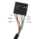 6Pin Ftdi Ft232Rl Ft232 Module for Arduino Usb To Ttl Uart Serial Wire Adap P4Q2