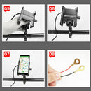 Motorcycle Mirror USB Charger Quick Charging Aluminum Alloy Riding Phone Holder
