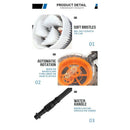 Rotating Round High Pressure Water-Gun Cleaning Car Wash Brush for Karcher L1S9