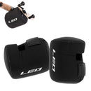 2pcs Elastic Soft SBR Fishing Reel Bag Drum Reel Cover Protective Case Black
