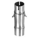 Motorcycle Exhaust Middle Pipe 51MM Exhaust Connecting Pipe Without Exhaust F5M9