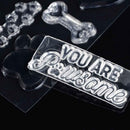 Cat Dog Paw Print Silicone Clear Rubber Stamps Seal Scrapbooking Album Card