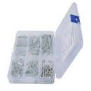 125PCS Industrial Mechanical Hitch Hair R Cotter Pin Tractor Clip Assortment
