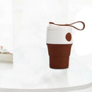 400Ml Large Capacity Foldable Silicone Coffee Cup Portable Telescopic Cup O