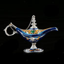 Chic Wishing Lamp Decorative Lamp Metal Craft Home Decor Jewelry Storage Box
