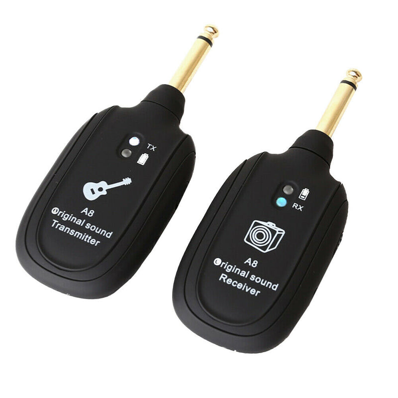 Electric Guitar Wireless Transmission System USB Charging Pickup Receiver  A