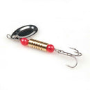 Spinner Sequins Metal Iron Plate Casting Fishing Lure Bait with Treble Hook
