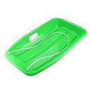 Plastic Outdoor Toboggan Snow Sled for Child Green