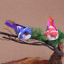 12pcs Colorful Artificial Foam Feather Mini Craft Birds Home Gardens Decor