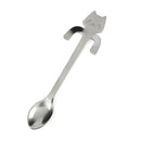 HOT Stainless Steel Cat Coffee Drink Spoon Hanging Cups Teaspoon Kitchen Tool