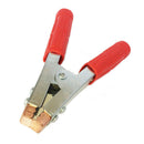 2x Crocodile Clips HEAVY DUTY Copper Battery Test Alligator Clamps