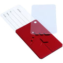 Aluminum Alloy Luggage Tags Baggage Suitcases Travel Labels Plane Shape Red W1A1