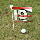 2pcs Outdoor Golf Tournament Distance Flag Flagstick Plastic Target Flags