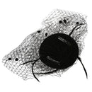 Ladies Hairspray Decoration Net Yarn Punk Burlesque Mini Hat Black