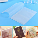2X Transparent Passport Holder Cover Package Travel Card Holder Bag for Trave FT