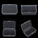 1Pcs Clear Plastic Transparent With Lid Storage Box Collection Container Case BX