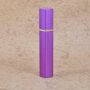 6pcs 12ml Travel Refillable Perfume Bottle Aluminum Casing Glass Liner Fine Mist