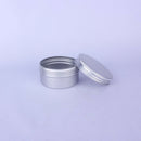 12 Pack 80Ml Tins Containers Tea Aluminum Box Round Metal Lip Balm Balm Sto L4N6
