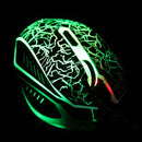 Adjustable 4000DPI Optical Wired Gaming Game Mice Mouse for Laptop PC