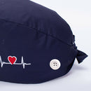 2pcs Womens Surgical Scrub Cap Working Hat Button Bouffant Hat Sweatband
