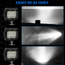 Universal 24 LED 72W 4 Inch Offroad Work Light Bar Fog Light 7200LM 600 DCA