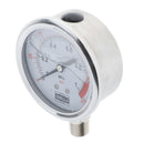 Radial Pressure Gauge Air Water Oil Pressure Gauge Hydraulic 1 / 4G 1MPa
