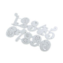 Numbers Sewing Metal Die Cutting DIY Scrapbooking Album Decors Embossing Folder